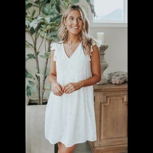 Like new white magnolia boutique babydoll dress